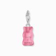 Silver charm pendant Goldbears in pink from the  collection in the THOMAS SABO online store